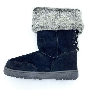 NEW Rampage Winter Albie Boots Pull On Faux Fur 9